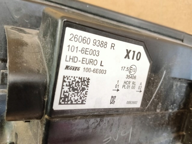 Фара левая фара левый renault zoe full led рестайлинг  2018- Оригинал