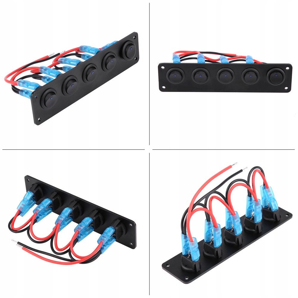 фото №10, 5 gang панель перемикачів usb 12-24v