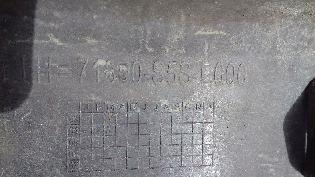 фото №8, Молдинг поріг накладка ліва права honda civic vii 3d hb lift 04-06 r81