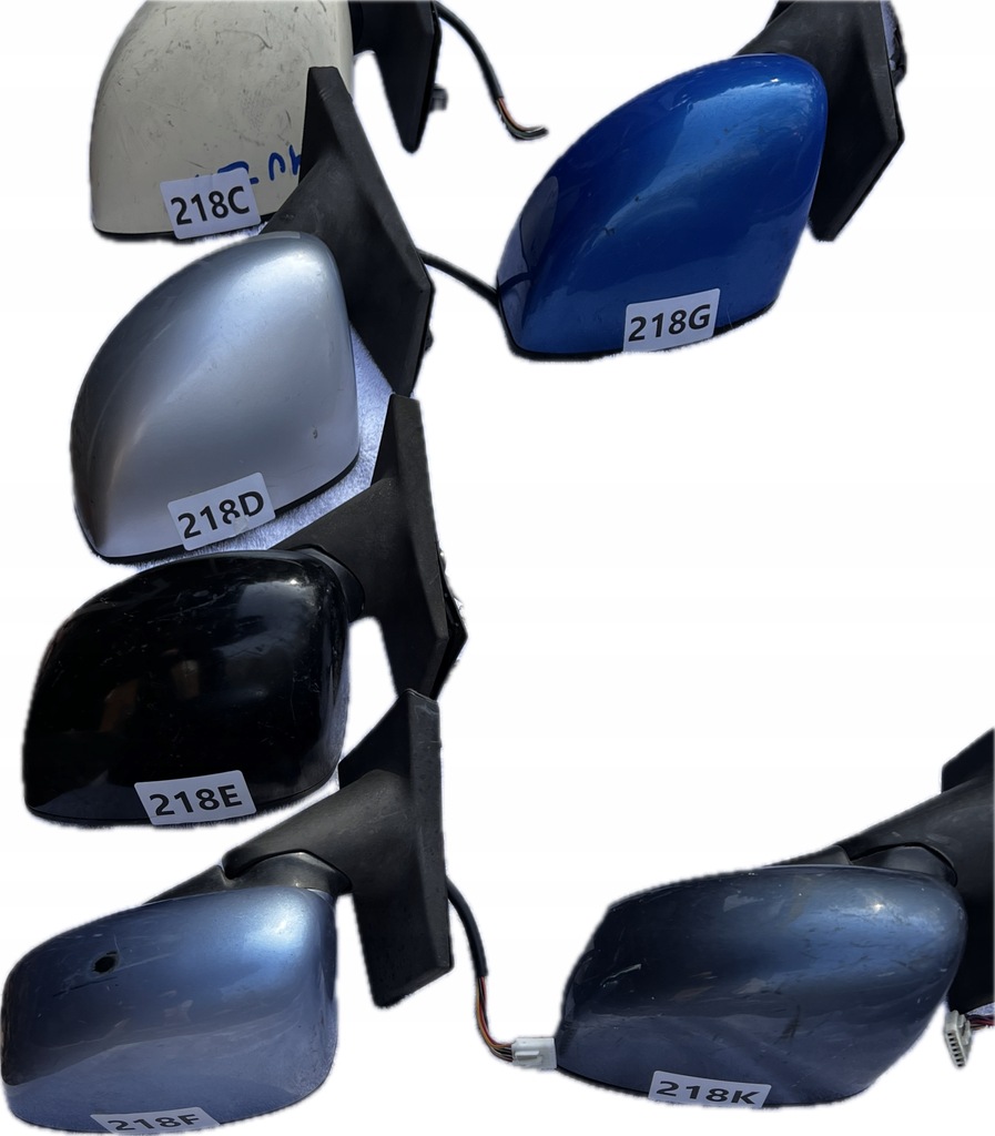 фото №12, Fiat idea lancia musa 03-10r зеркало левая электрический 7 pin разные цвета