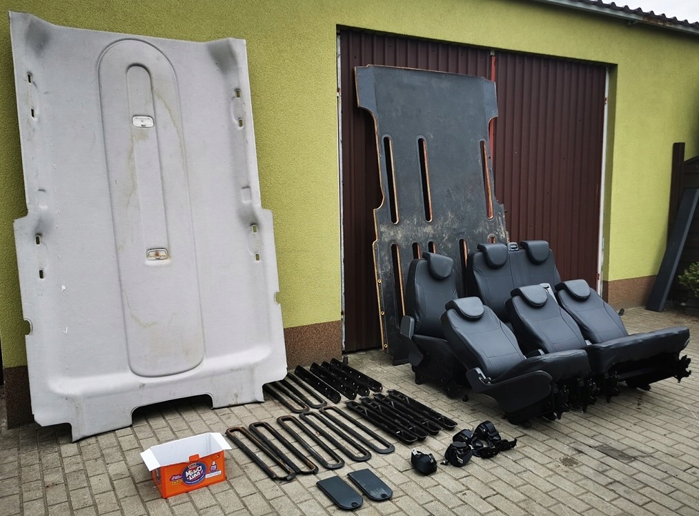 фото №1, Scudo ii expert jumpy 07-14 салон сидіння заднє сидіння 2+3 ряд ремені підлога kpl