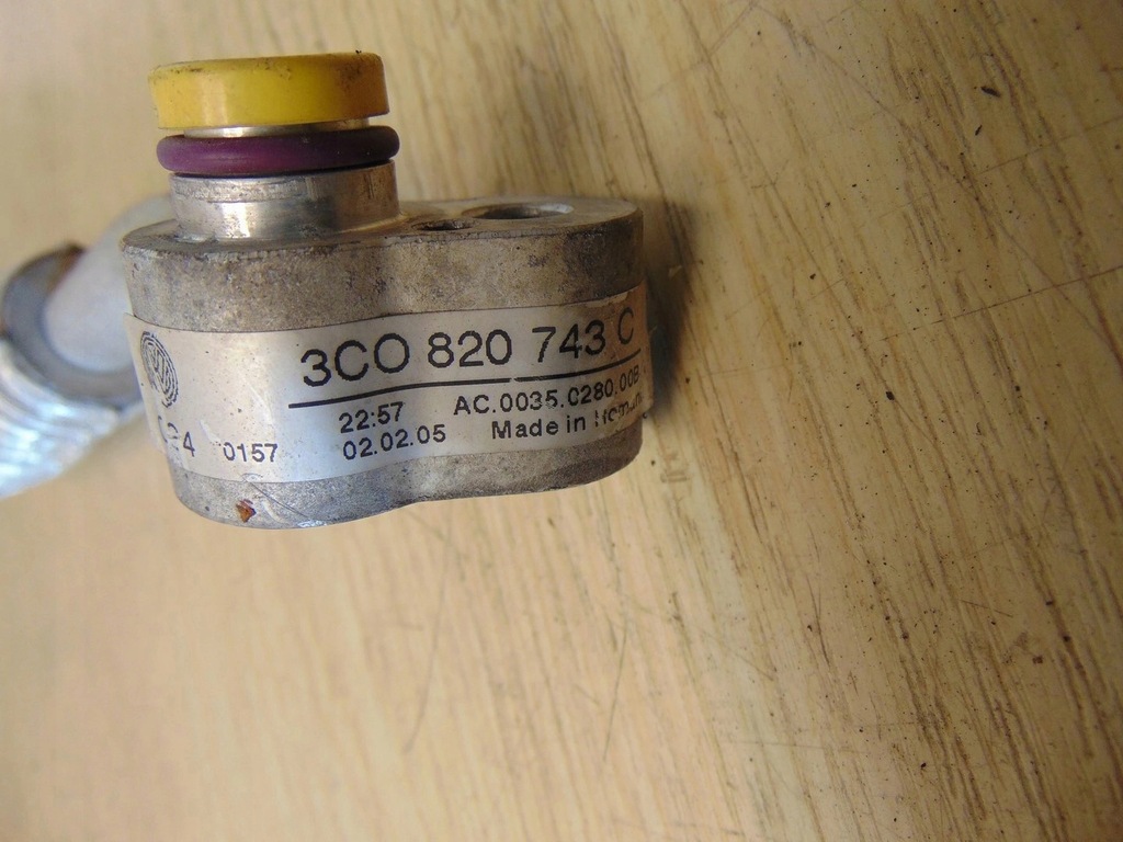 фото №6, Шланг кондиціонера vw passat b6 1.9 tdi europa