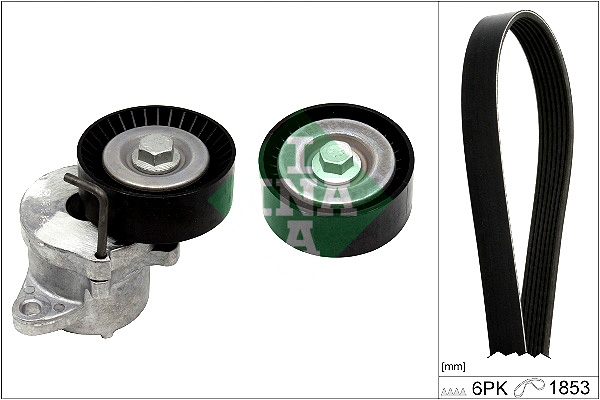 фото №2, Набор ремни многоручейковых с ролики chevrolet malibu opel insignia