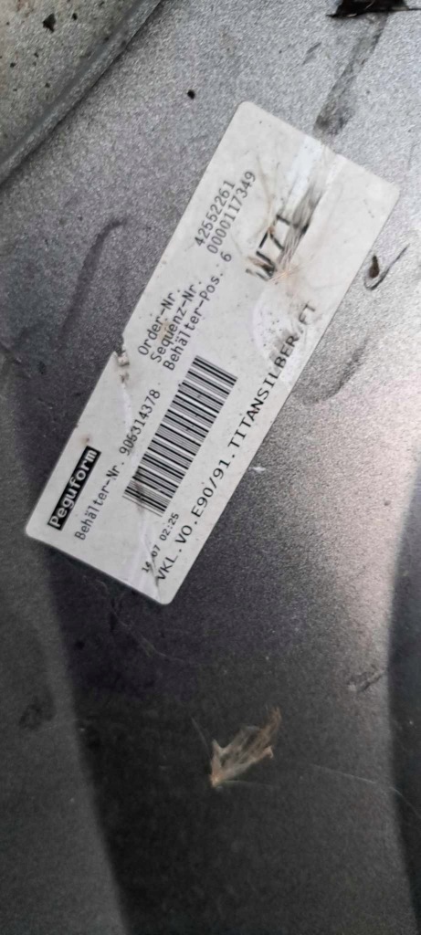 фото №13, Bmw 3 e90 e91 2004-2008 бампер передній перед сріблястий titansilber