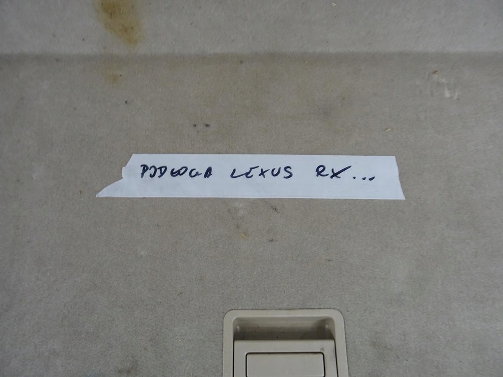 фото №2, Підлога багажника lexus rx300 rx350 rx400