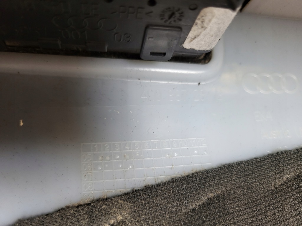 фото №11, Защита обшивка стойка c левая решётка audi q7 4l sline czarna 4l0819209 оригинальный номер