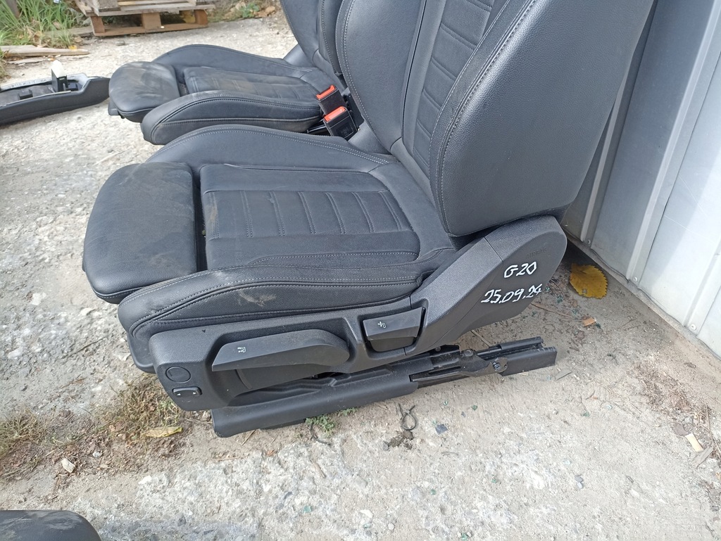 фото №9, Bmw 3 g20 сидіння заднє сидіння шкіра