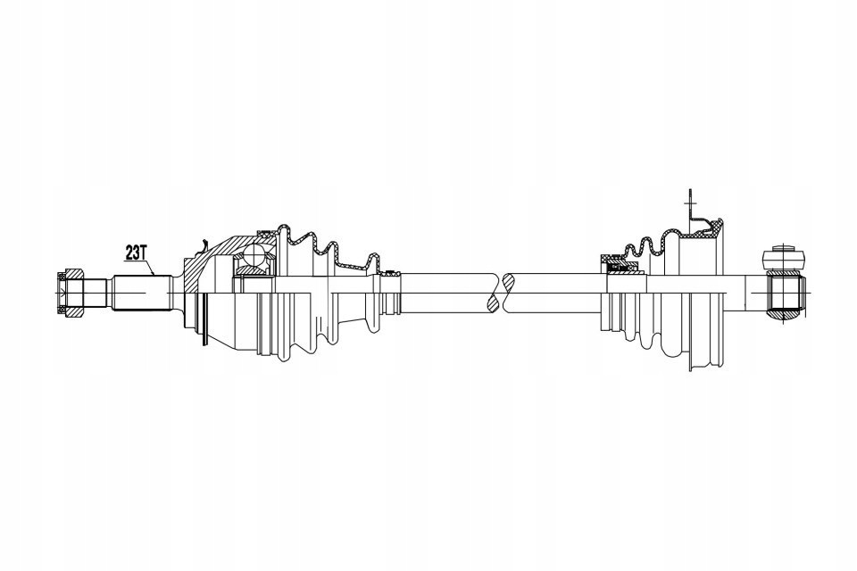 фото №1, Приводной вал приводная dacia sandero 14- logan 1.2 14- левая