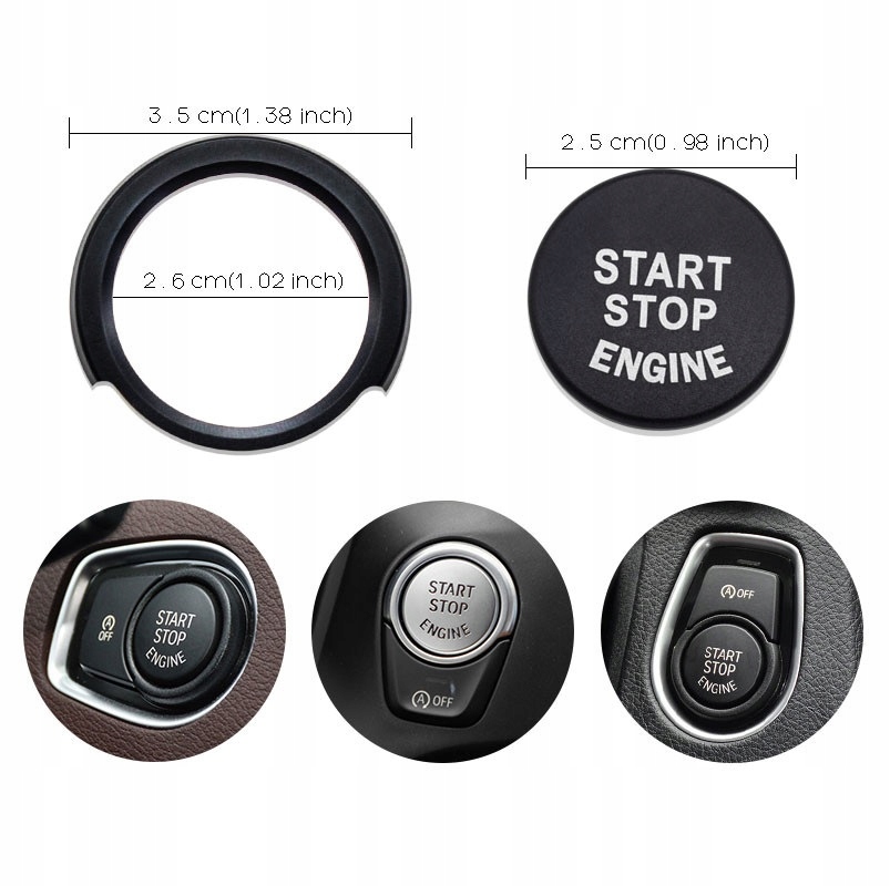 фото №2, Кольцо красный кнопка запуск стоп bmw seria 3 4 5