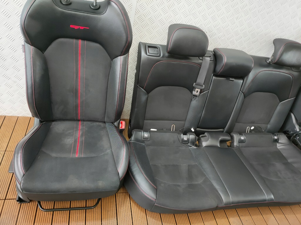 фото №8, Kia proceed iii lift 21-24 сиденья заднее сиденье обшивки кожа alcantara gt-line