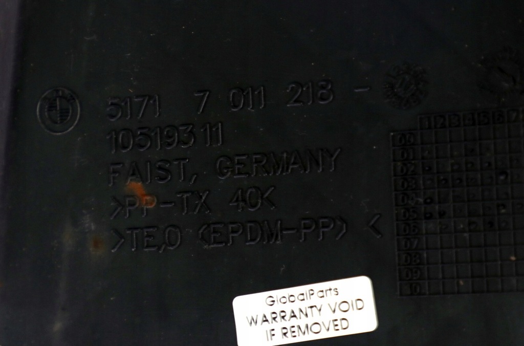 фото №10, Bmw e65 e66 e67 направляющая воздуховод воздуха 7011218