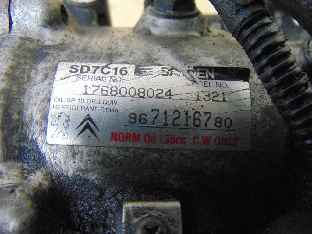 фото №13, Компресор кондиціонера peugeot 308 1.6 9671216780