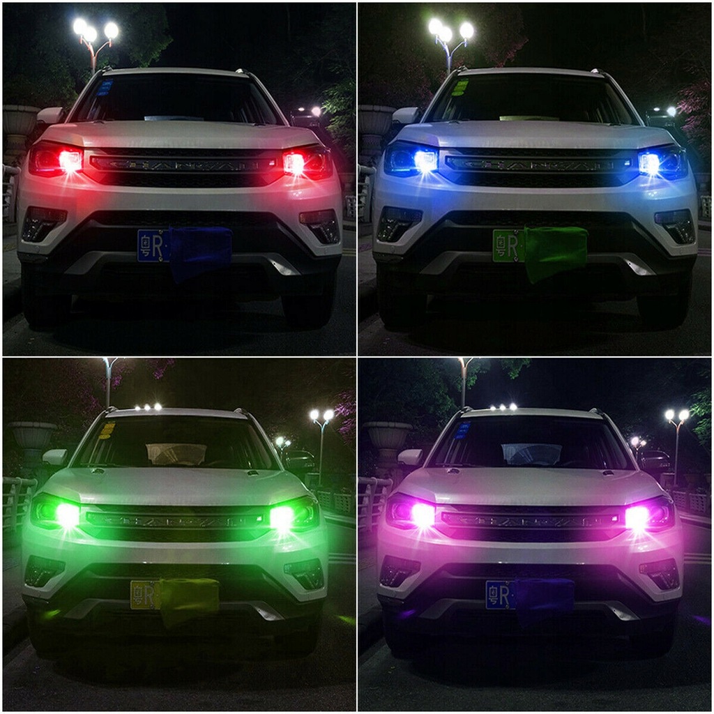 фото №12, 2 лампочка w5w led t10 rgb + pilot suzuki isuzu