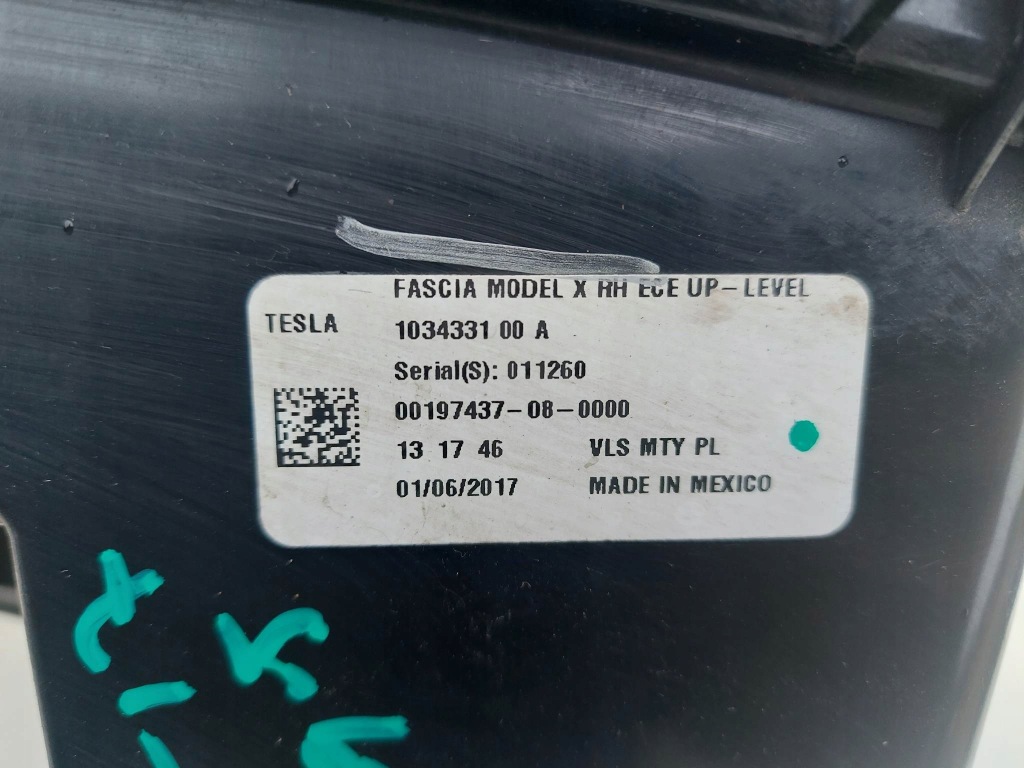 Tesla model x протитуманна фара led drl правий 1034331 00 a Недорого