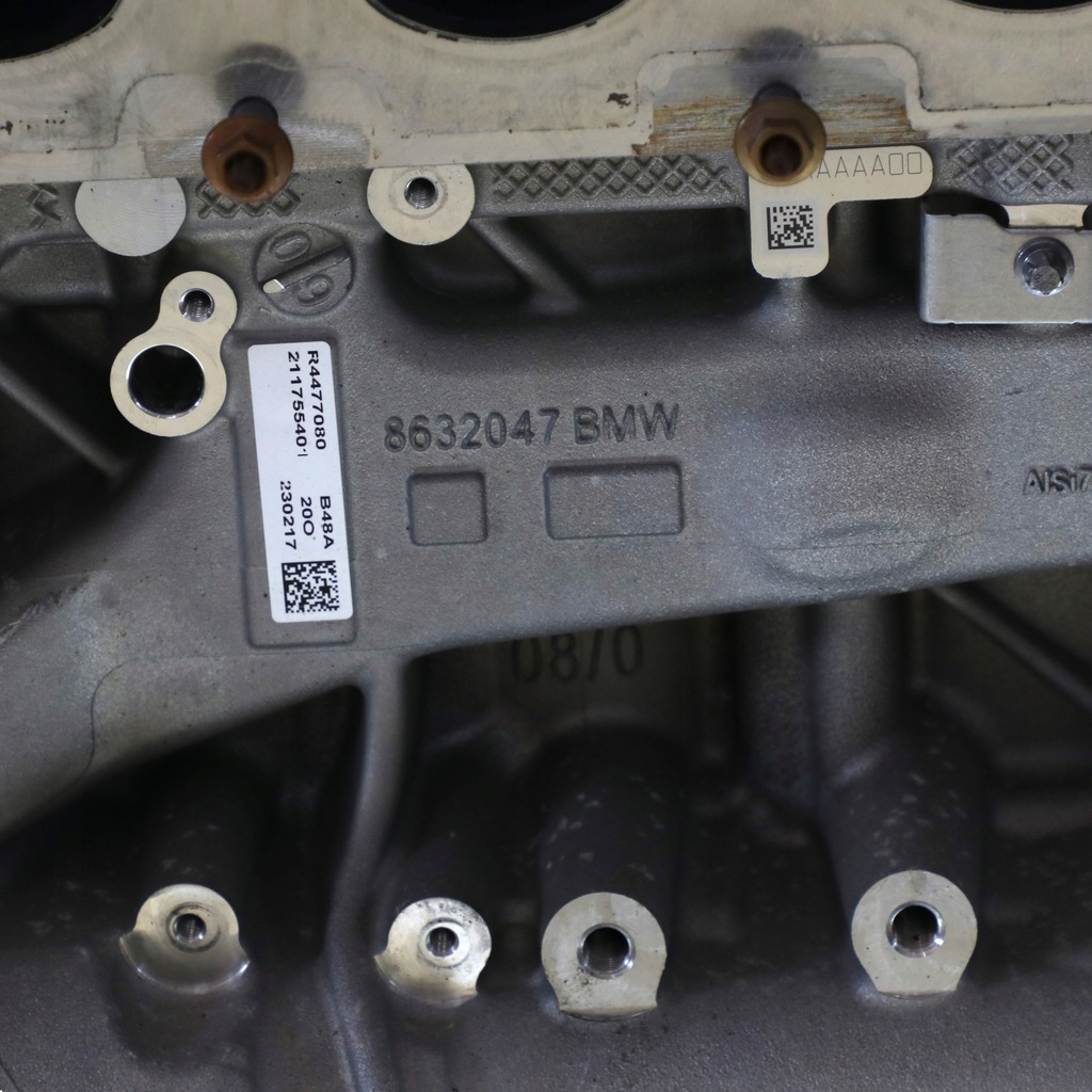 фото №13, Bmw f40 m135ix f44 m235ix x2 f39 m35ix двигун голий блок двигуна b48a20e b48e