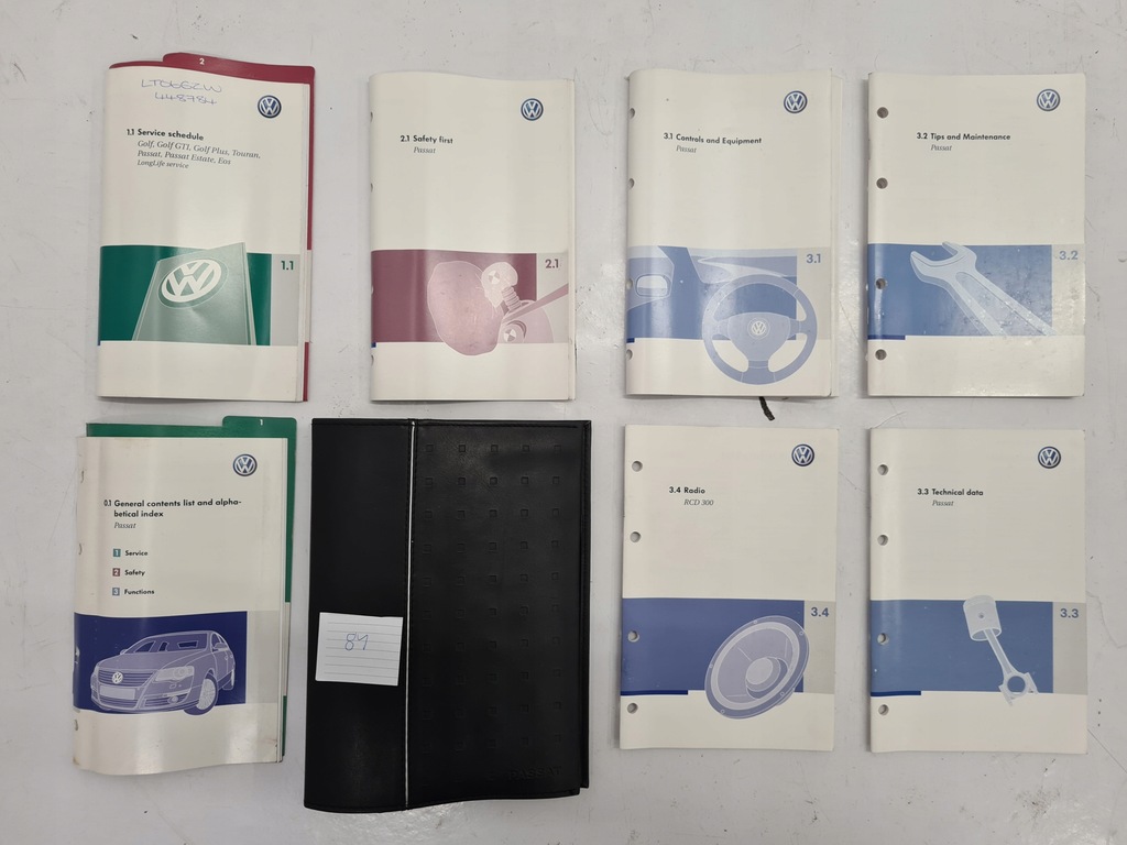 фото №1, Vw passat b6 інструкція експлуатації чохол