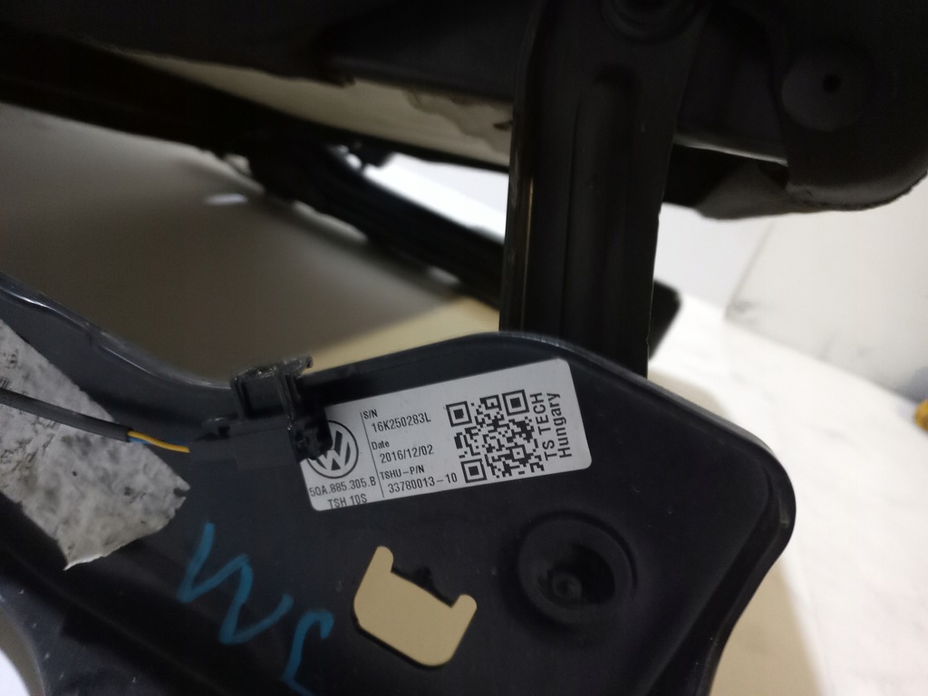 фото №9, Touran iii 2015- сиденье заднее сиденье 3 ряд складной задняя задний