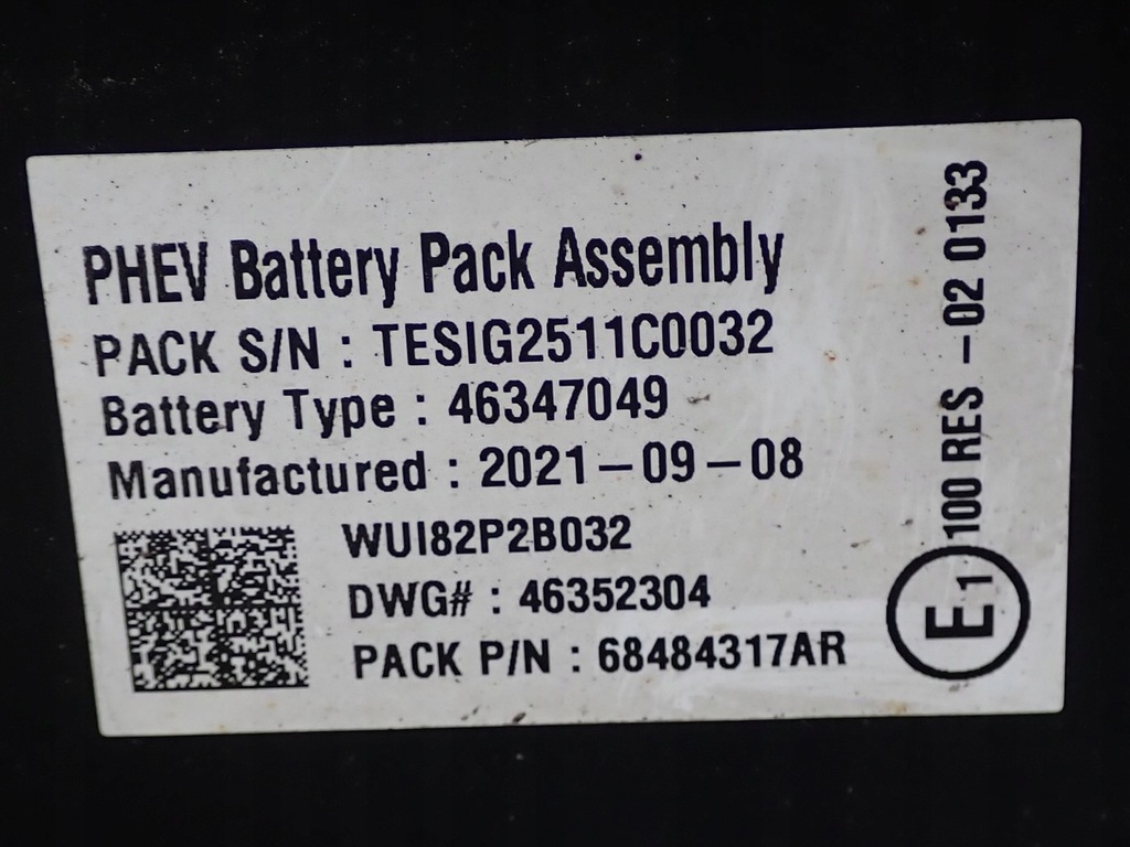 фото №14, Акумулятор акумулятор оригінал plug-in jeep compass ii 1.3 132kw 22r