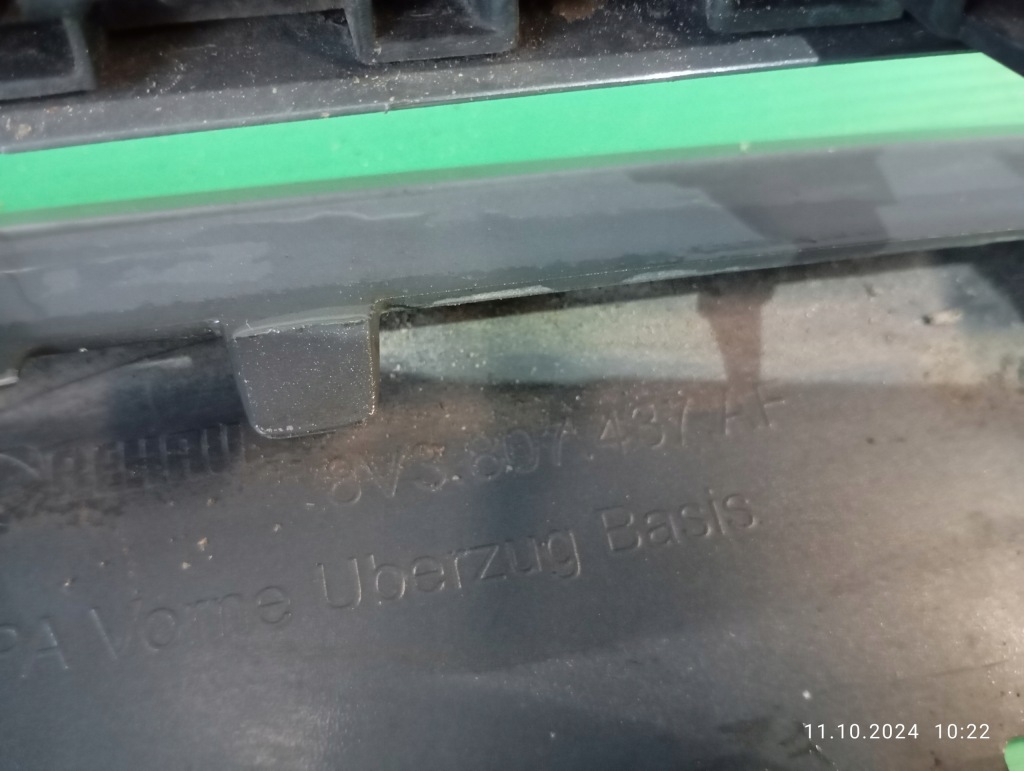 Бампер передний перед audi a3 8v 8v3807437 16- lift pod радар / омыватель в Украине