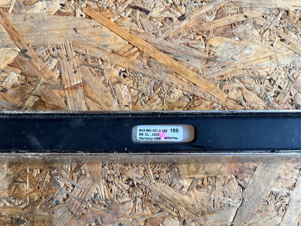 Рейлинги крыша комплект хром audi a4 b8 8k9860021a Оригинал