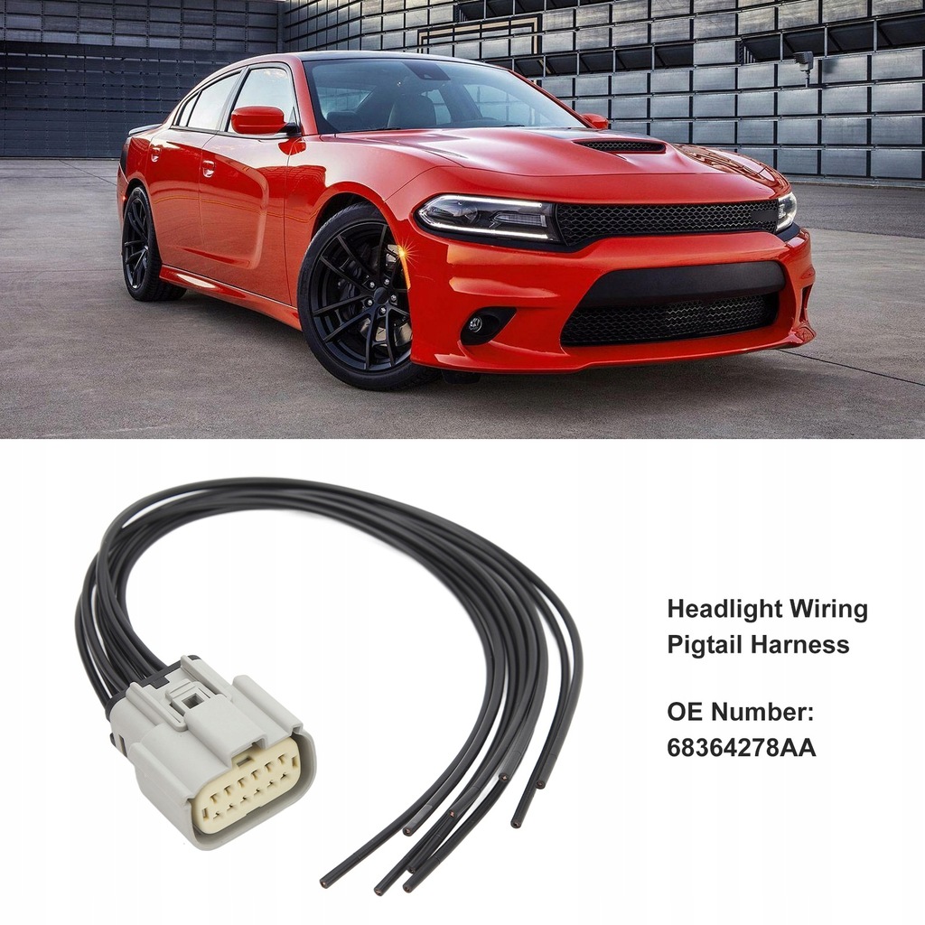 фото №7, Джгут трубопровід фара з pigtailem 68364278aa заміна з'єднувач 7m