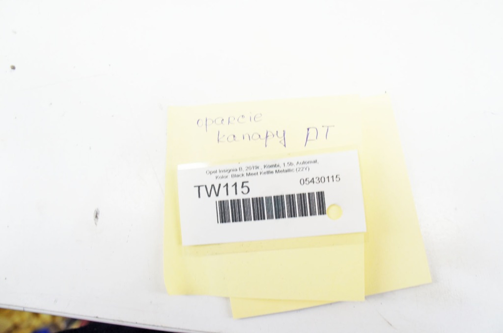 Tw115 opel insignia b спинка сидіння правий задні в Україні