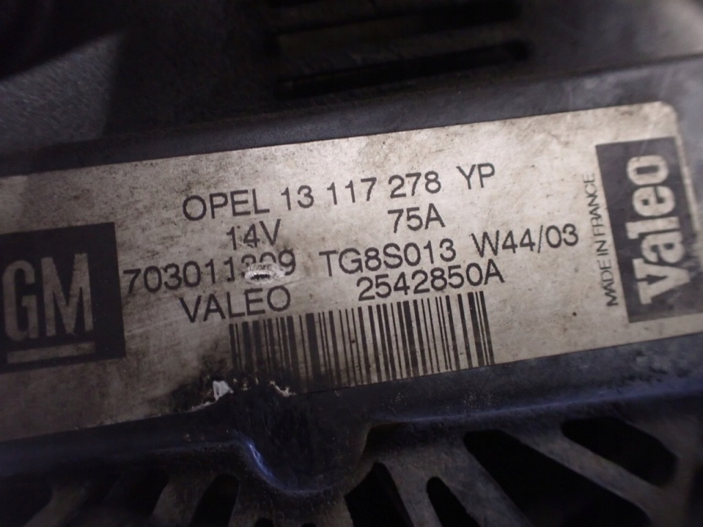 Генератор opel corsa c 1.2 Оригінал