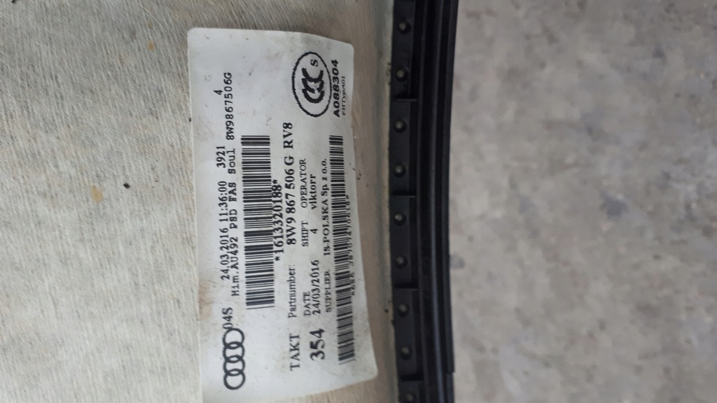 фото №13, A4 b9 8w потолок потолок sline панорама kombi