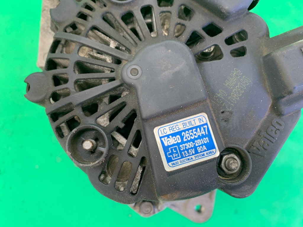 фото №8, Генератор двигуна valeo hyundai i30 i 1.4b 16v 07- 37300-2b101 2655447
