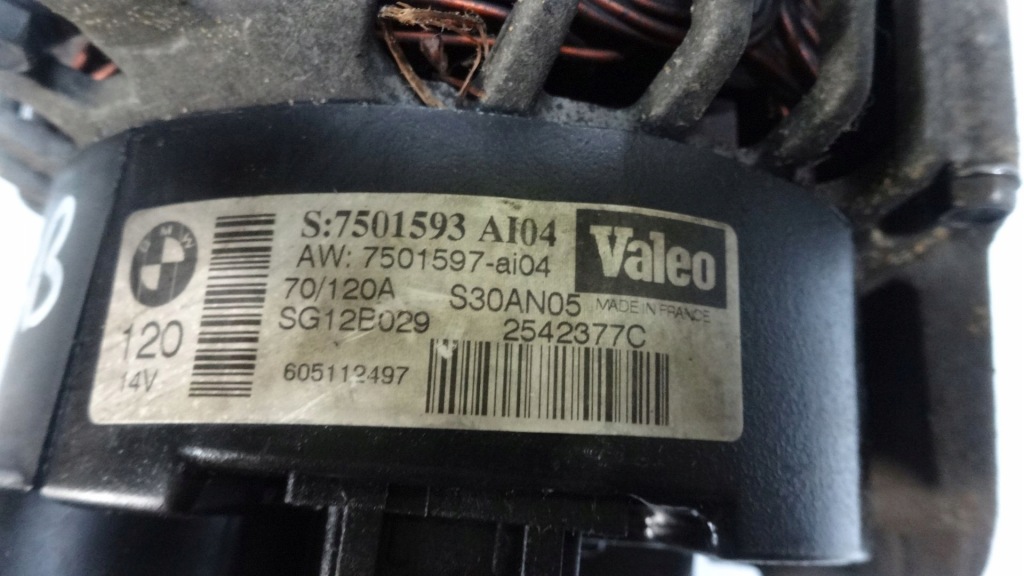 Bmw 3 2.5 b 192km 175tys. 05r. 7501593 2542377c генератор Киев