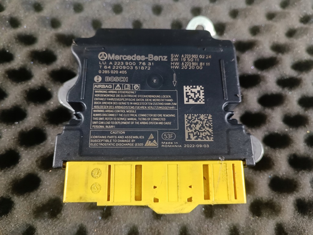 фото №1, 2239007631 новий модуль подушка безпеки mercedes w223
