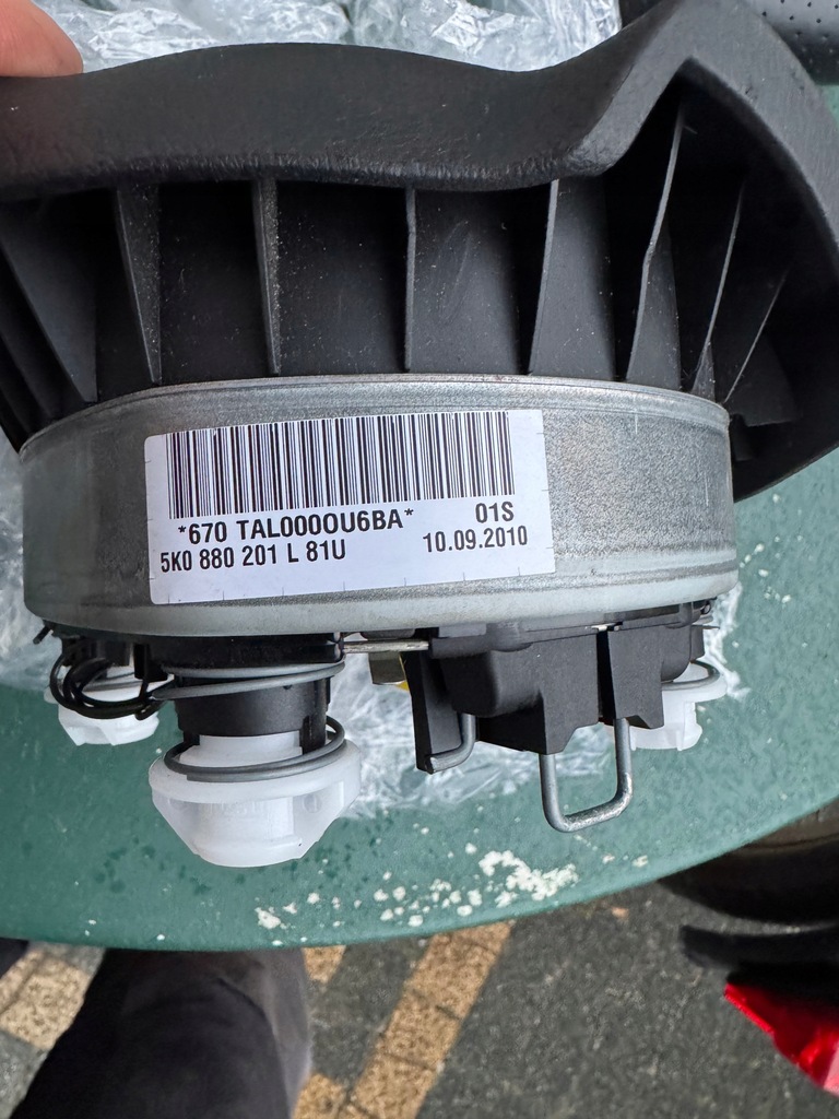 фото №6, Vw scirocco r golf vi r tiguan r повітропровід пелюстки перемикання подушка безпеки шкіра