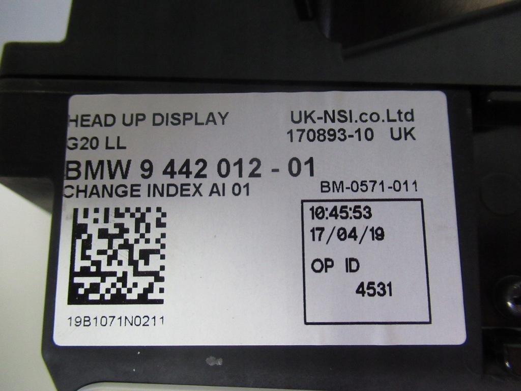 фото №5, Bmw i8 i12 проекционный дисплей head up 9395583 дисплей