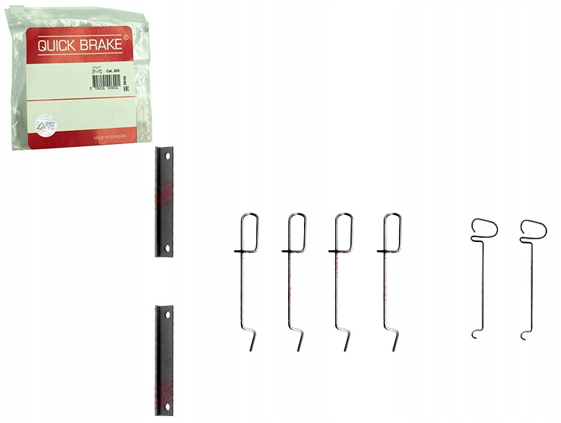 фото №1, Набор монтажный тормозных колодок перед peugeot 306 306 хэтчбек 306 kombi