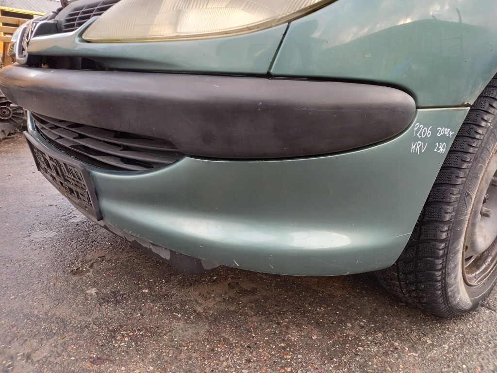 фото №5, Peugeot 206 бампер перед передний krv