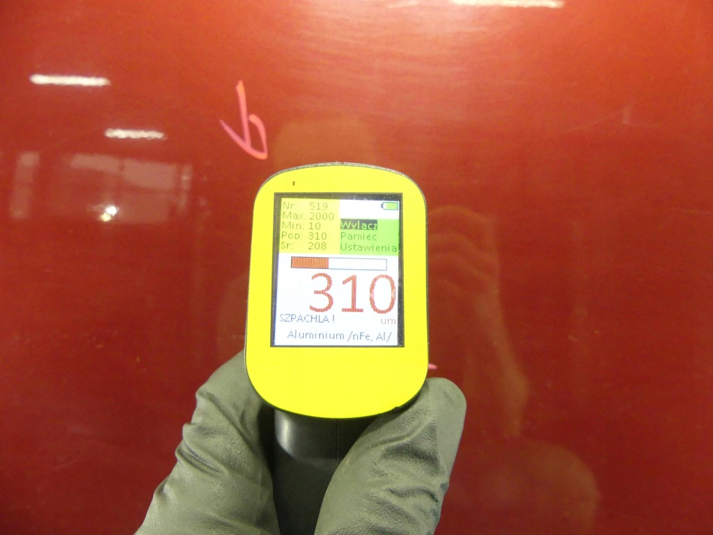 фото №10, Дверь задняя правое skoda octavia ii kombi bordowy f3w