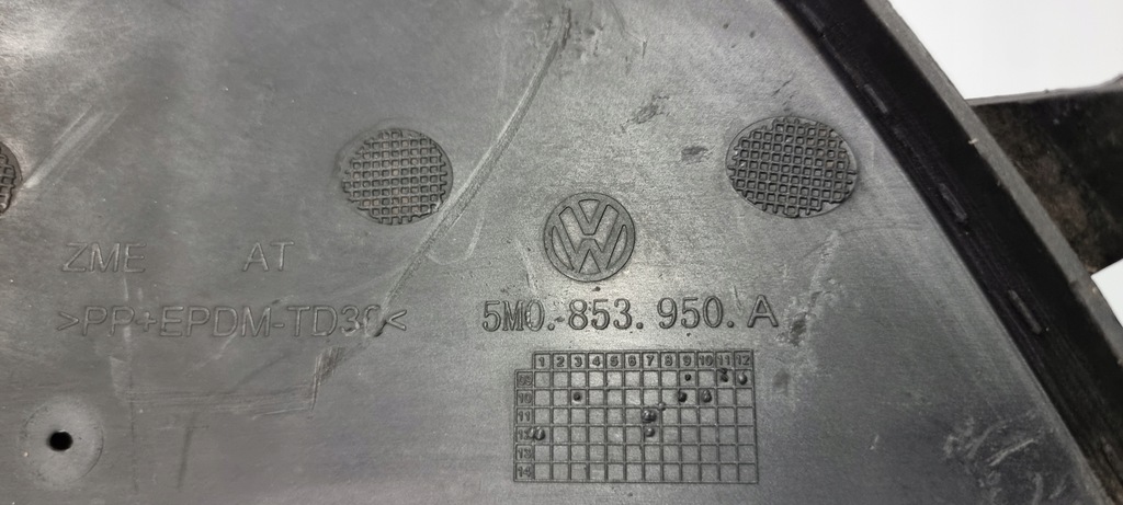 фото №9, Решётка бампера средняя vw golf vi plus cross 5m0 09-14