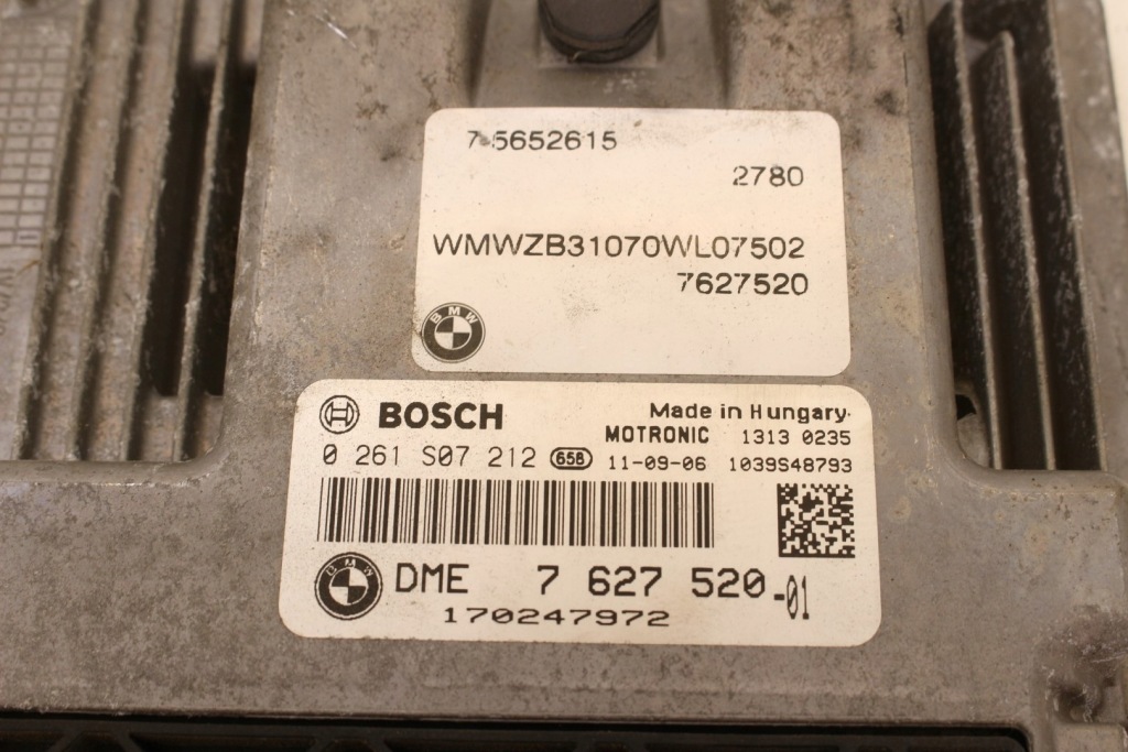 фото №6, Бортовий комп'ютер блок керування двигуна 7627520 mini countryman r60 1.6 b 16v