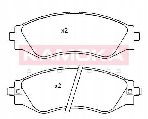 фото №1, Тормозные колодки тормозной. перед chevrolet epica 06-