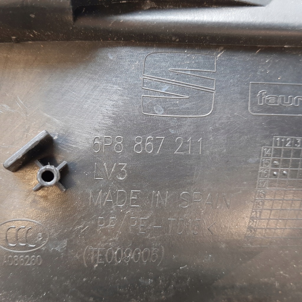 фото №6, Seat ibiza iv 6j kombi обшивка двері лівий задня 6p8867211