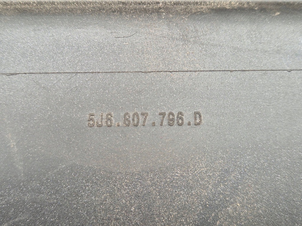 фото №6, Skoda fabia ii 5j 07- диффузор накладка бампера заднего 5j6807796d