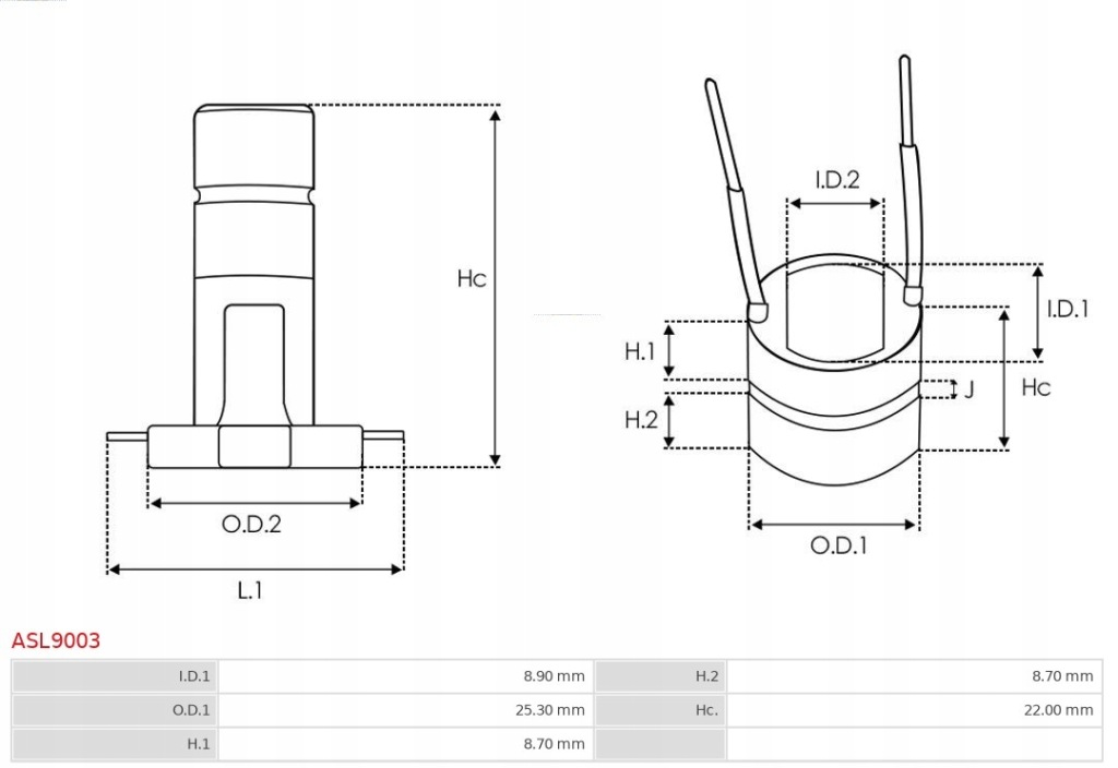 Asl9003 as кільце ковзний /as/ /as/ в Україні