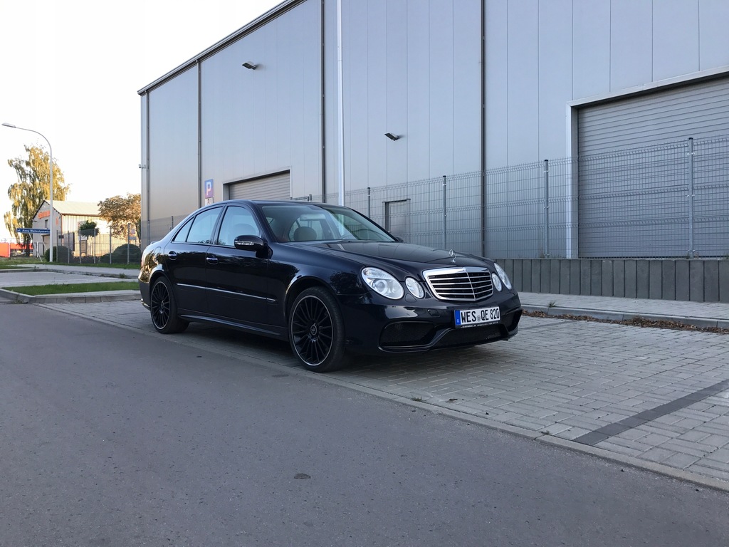 фото №9, Mercedes w211 facelift face lift бампер передній перед спойлер тюнінг