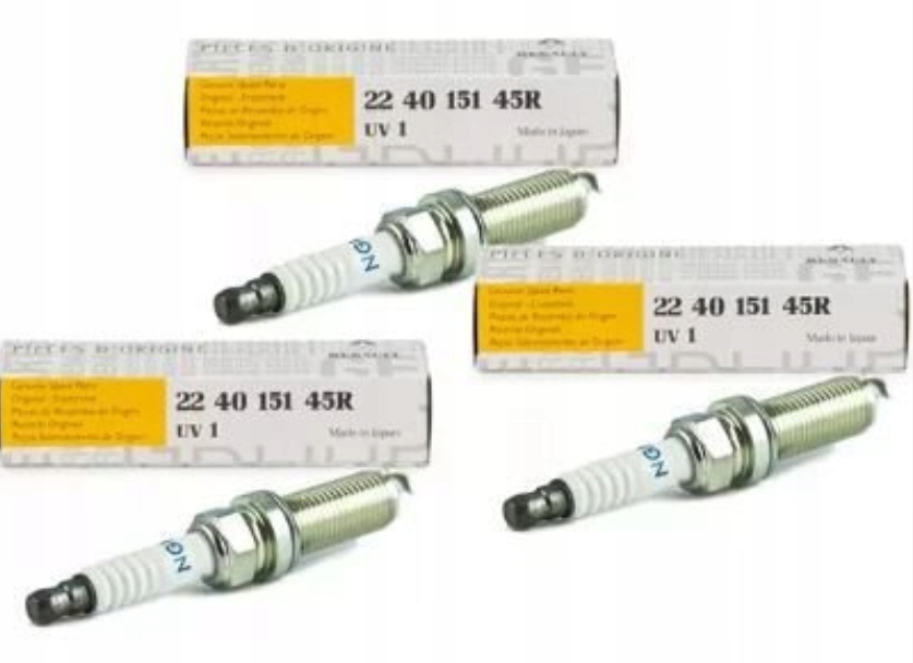 фото №1, Оригинальный номер renault свечи зажигания clio v captur ii 1.0 tce 3szt 224015145r