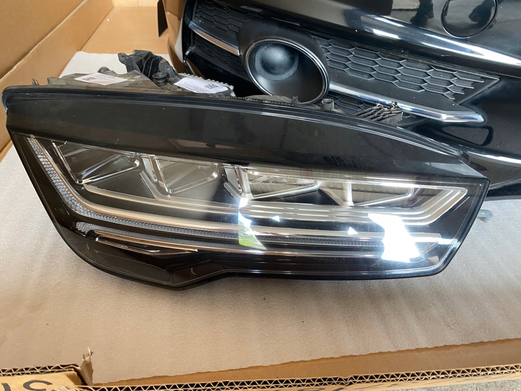 фото №8, Audi a7 4g s-line kompletny перед капот лампи бампер крила w колір ly9t