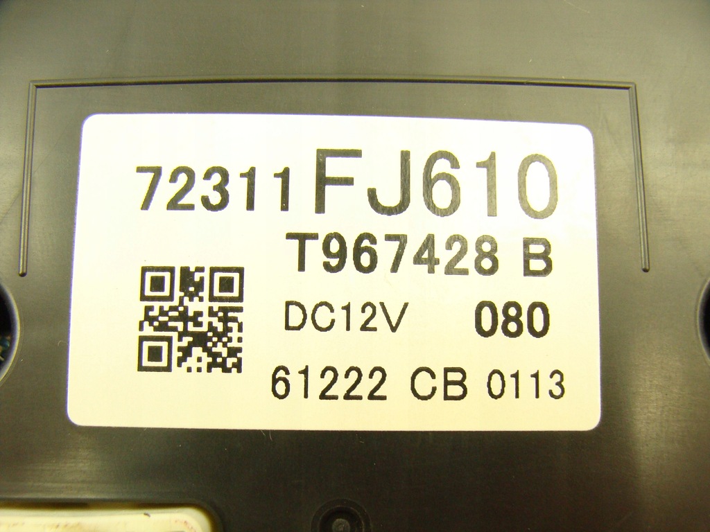 фото №13, Панель кондиціонера subaru xv 72311fj610