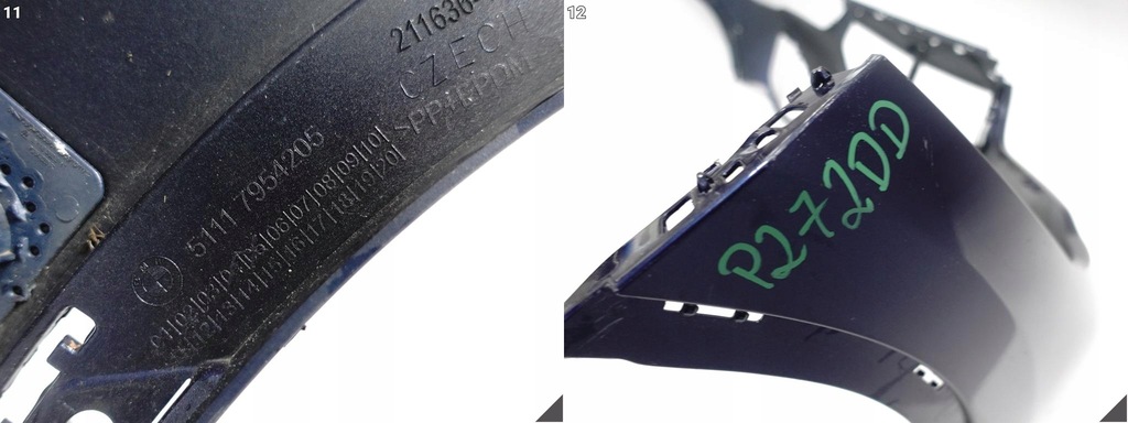 фото №12, Bmw x1 f48 lci lift 19-22 звичайний basis бампер перед pdc