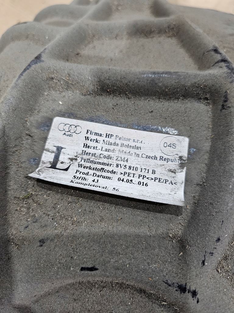 фото №7, Подкрылок левый задняя audi a3 8v 8v5810171b sedan оригинал