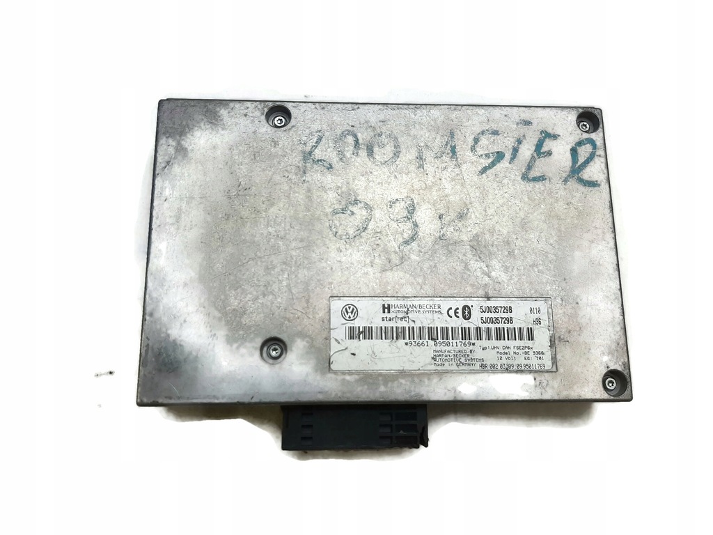 фото №1, Skoda roomster модуль bluetooth 5j0035729b