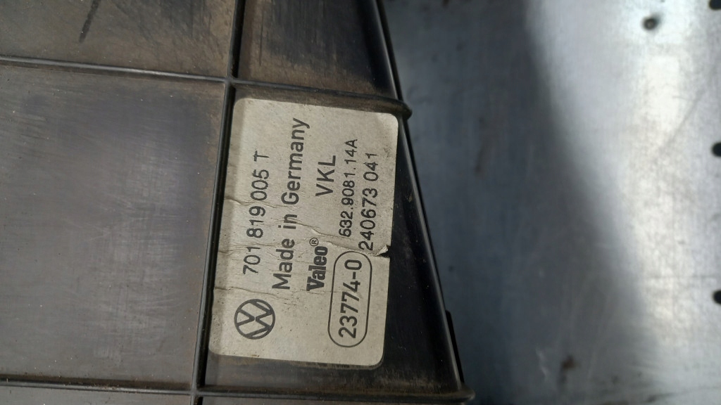 фото №7, Nagrzerwnica vw transporter t4 2.5tdi 97r 701819005t